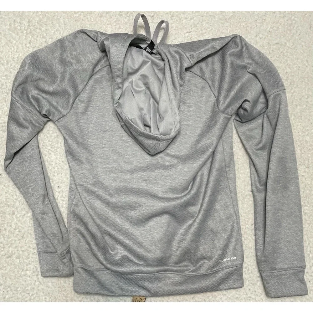Adidas Climawarm Hoodie Gray Men's Size Small